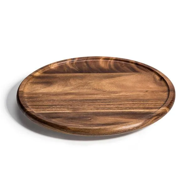 Kalmar Home Kalmar Home Lazy Susan 10" Brown Acacia Wood — product photo