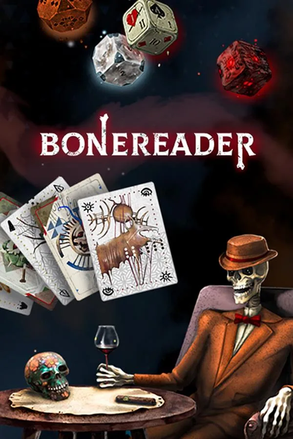 Digital game code artwork for BONEREADER strategy title on Steam