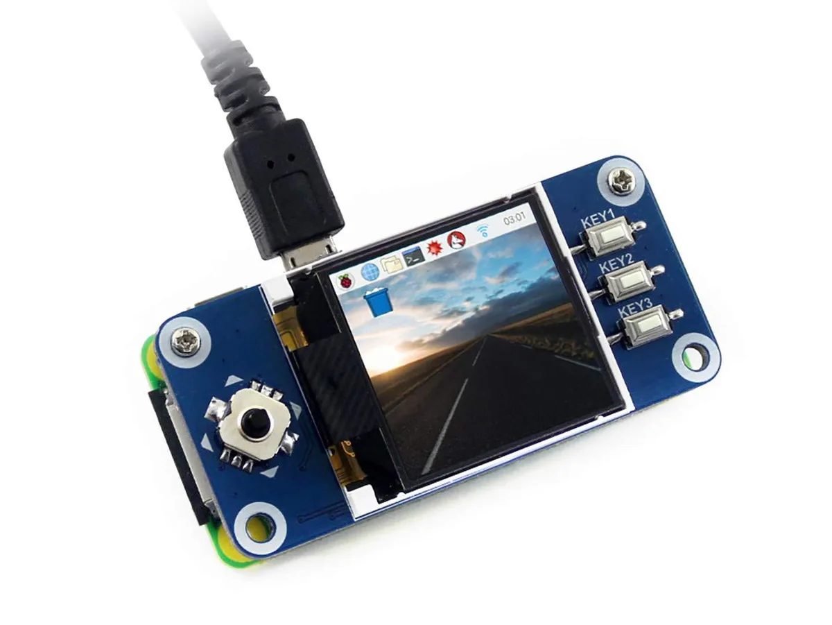 LORDWORLD LORDWORLD 1.44inch LCD HAT 128x128 SPI Development Board — product photo