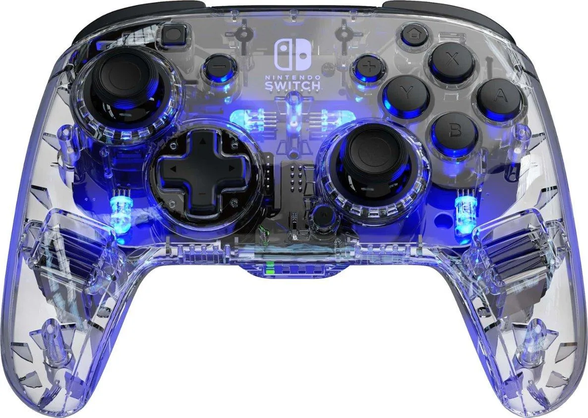 PDP PDP Afterglow Wireless Deluxe Controller Transparent 500-137-NB — product photo