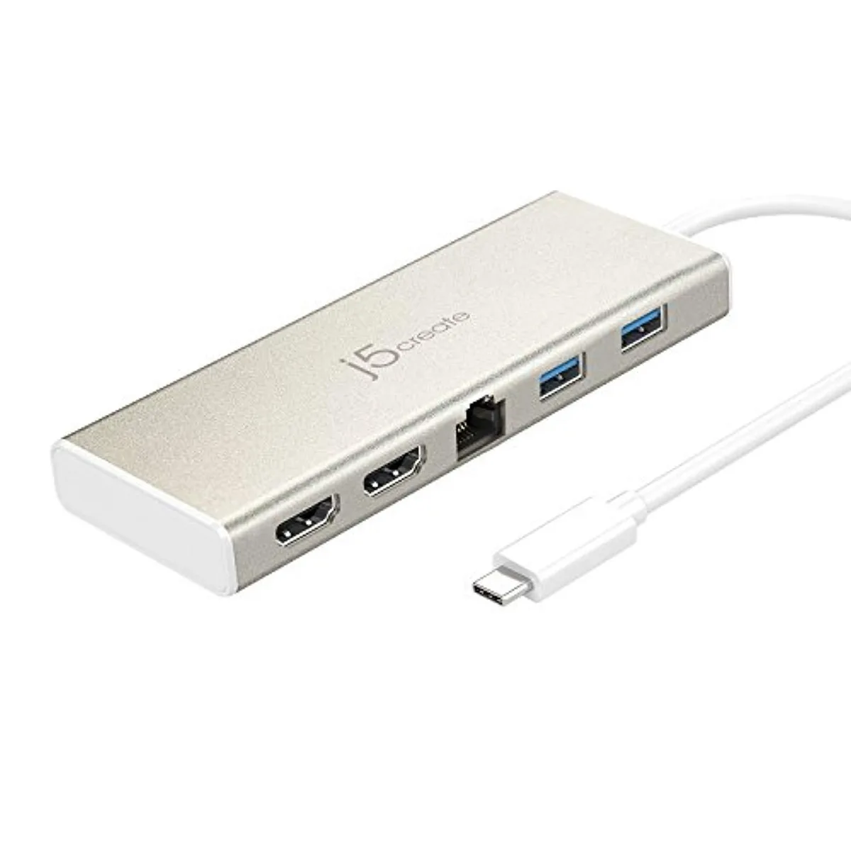 j5create j5create JCD381 Docking Station Dual HDMI USB 3.1 Ethernet PD 2.0 — product photo