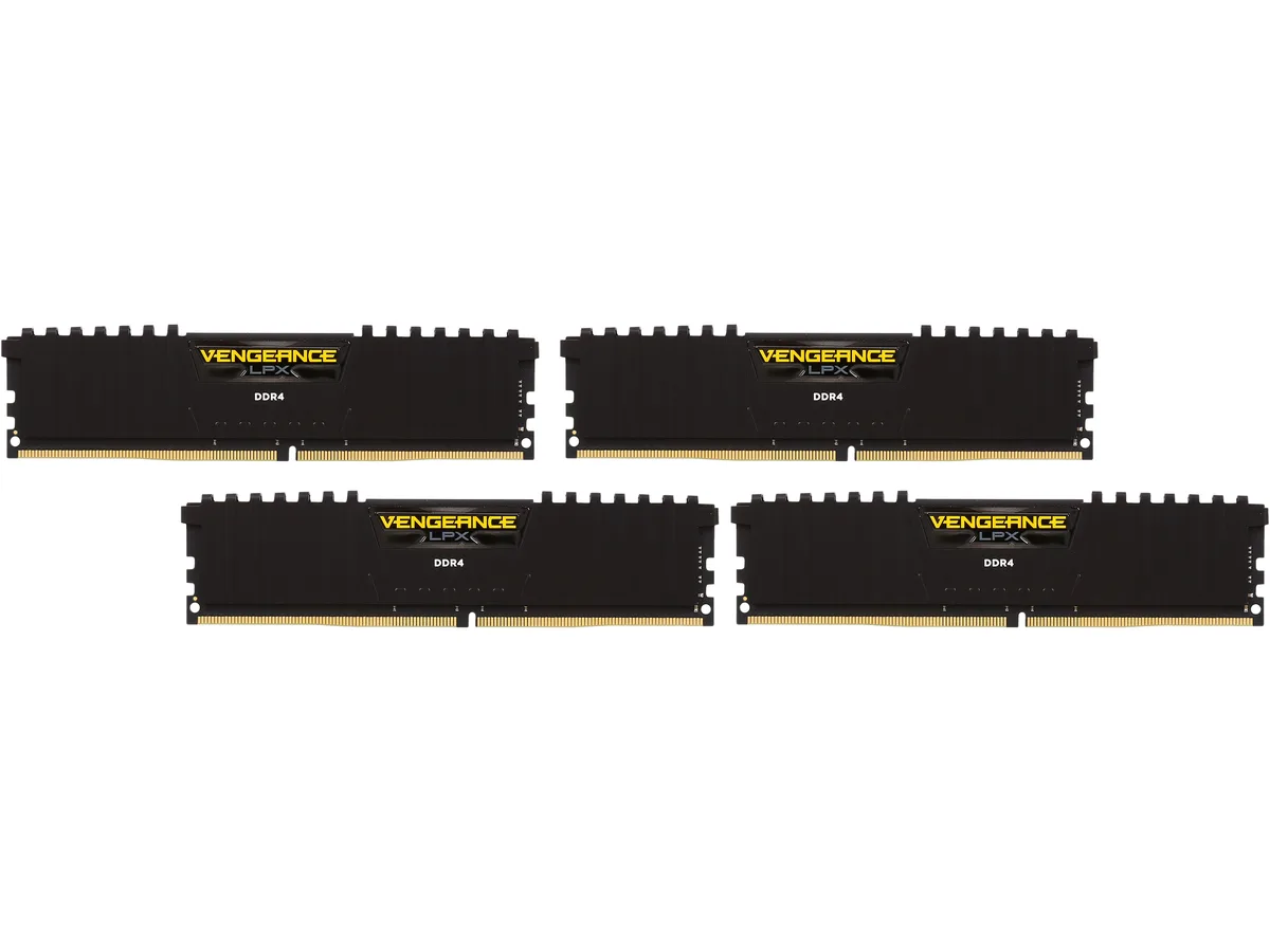 Corsair Corsair CMK32GX4M4A2400C14 32GB (4x8GB) DDR4 2400 CL14 desktop RAM — product photo