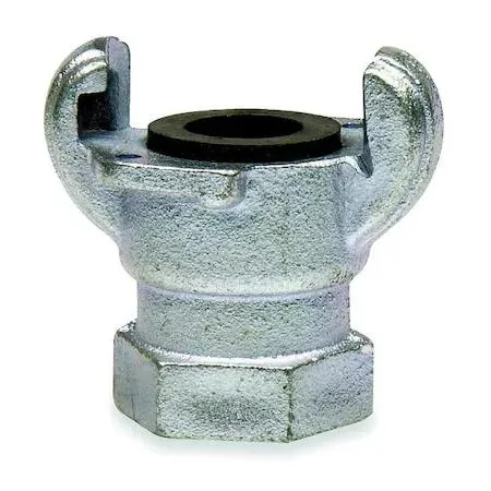 Brass universal hose coupling with 3/8 inch FNPT threads