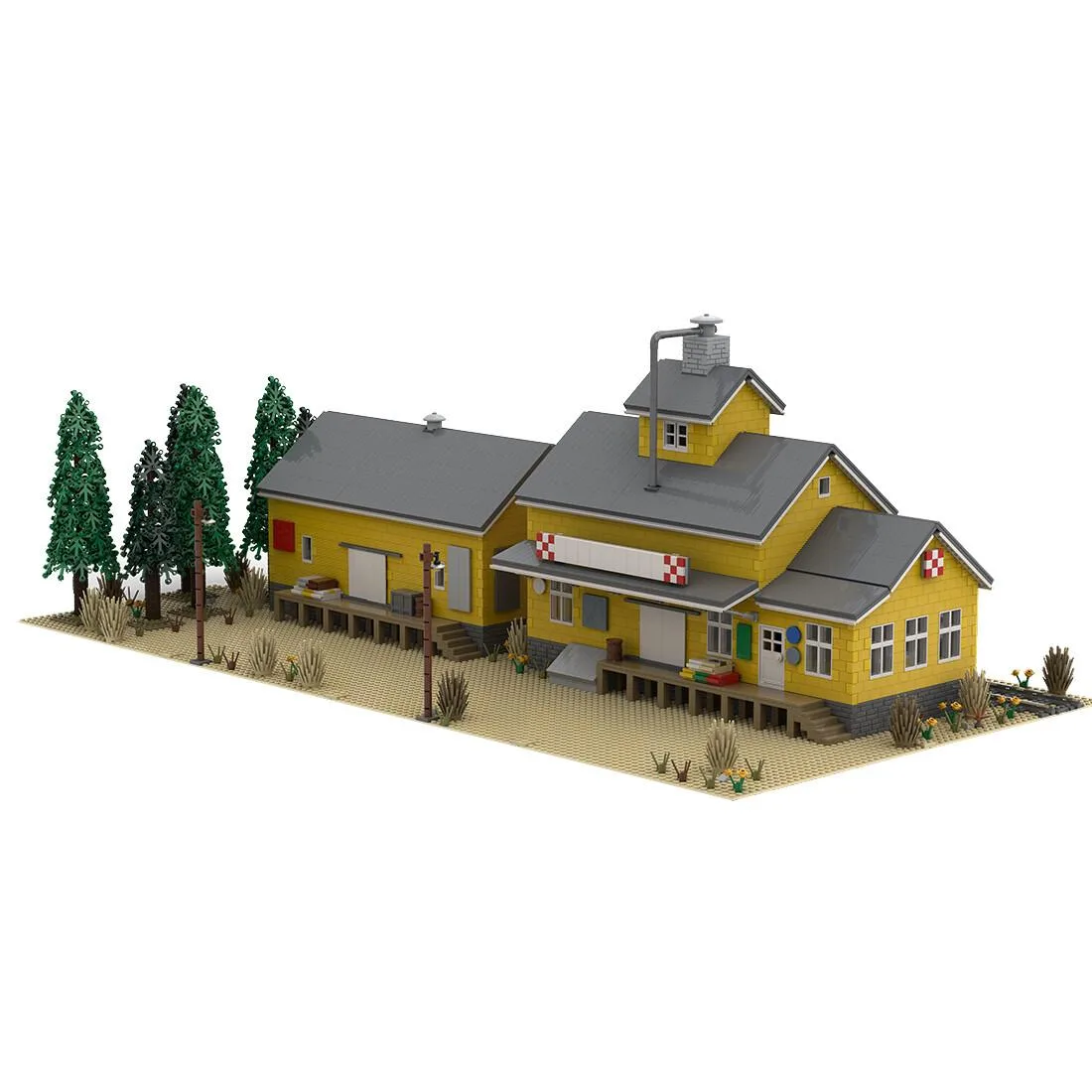 ZITIANYOUBUILD ZITIANYOUBUILD MOC-57509 Modular Feed Mill 6457 Parts — product photo