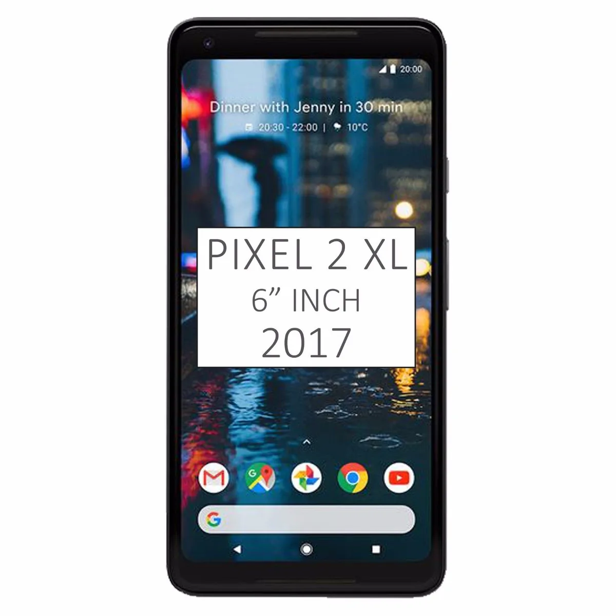 Google Google Pixel 2 XL 2017 G011C 64GB Just Black cell phones - unlocked — product photo