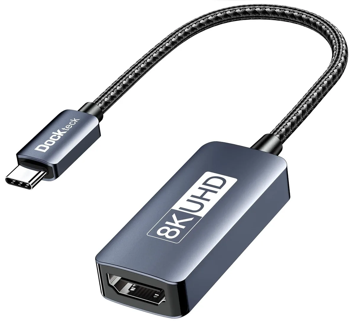 Batianda Batianda USB-C to HDMI Adapter 8K@60Hz 4K@120Hz 2 in 1 accessory — product photo