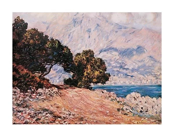 Claude Monet Cape Martin poster print 28 by 22 inches