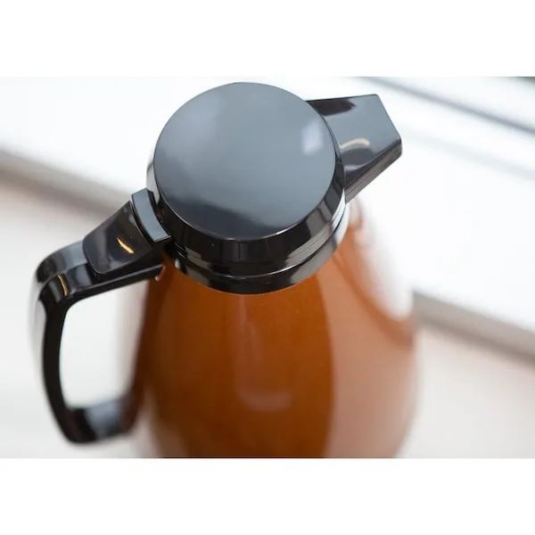 Copper push-button insulated server with textured finish