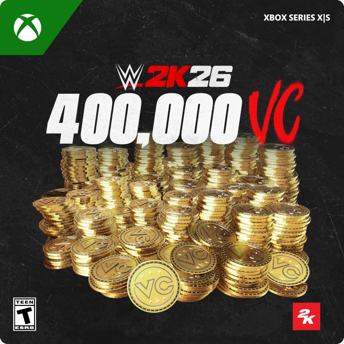 2K GAMES 2K GAMES 7F6-00930 WWE 2K26 400,000 Virtual Currency Pack Xbox Series X|S downloadable game — product photo