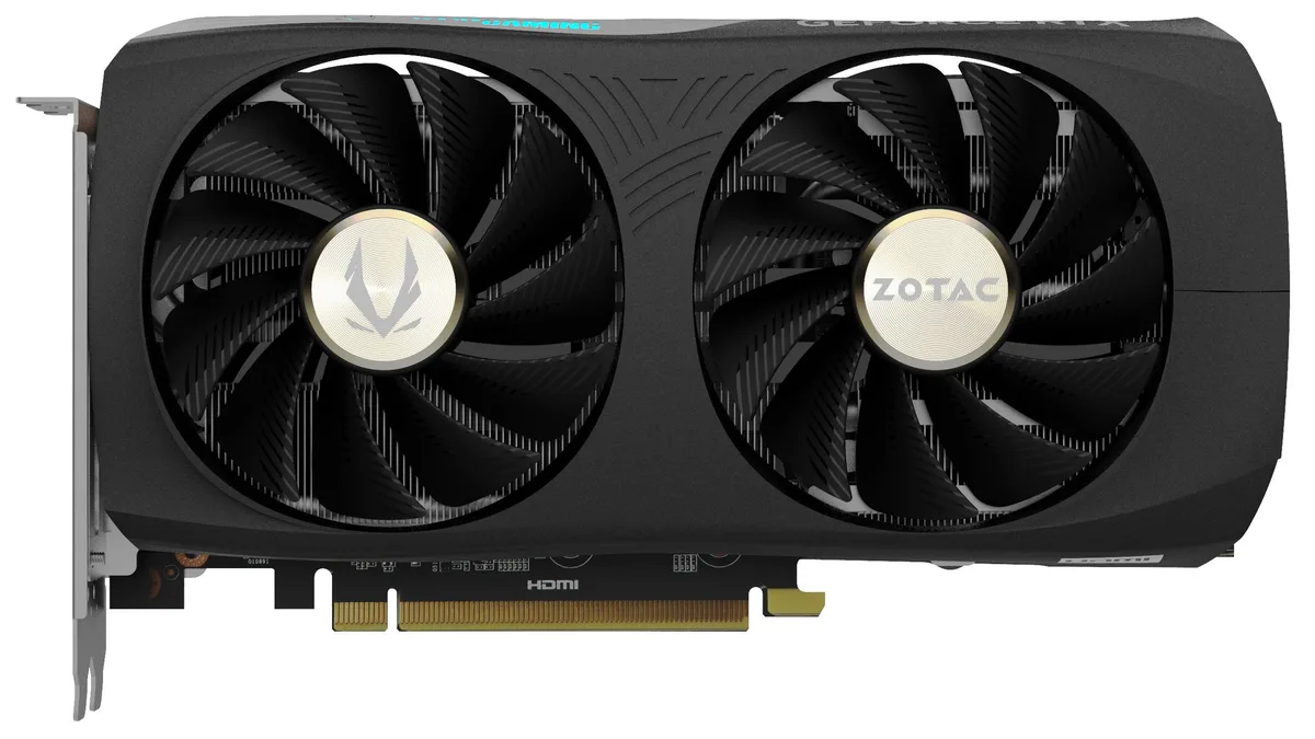 ZOTAC ZOTAC GeForce RTX 4070 SUPER Twin Edge OC 12GB graphics card ZT-D40720H-10M — product photo