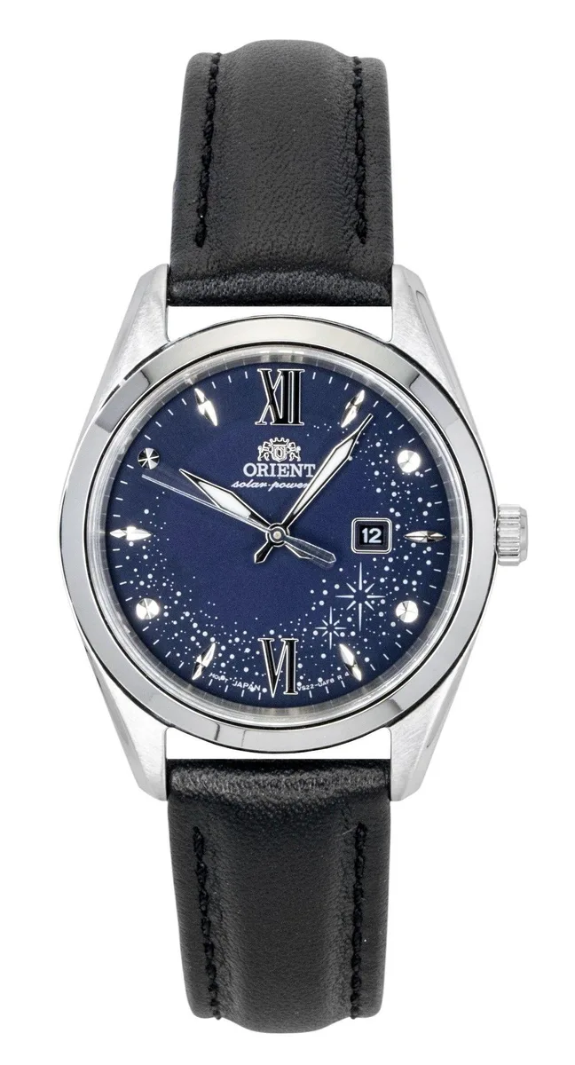 Orient Orient Stretto Solar Blue Dial Leather Women's Watch RA-WG0605L — product photo