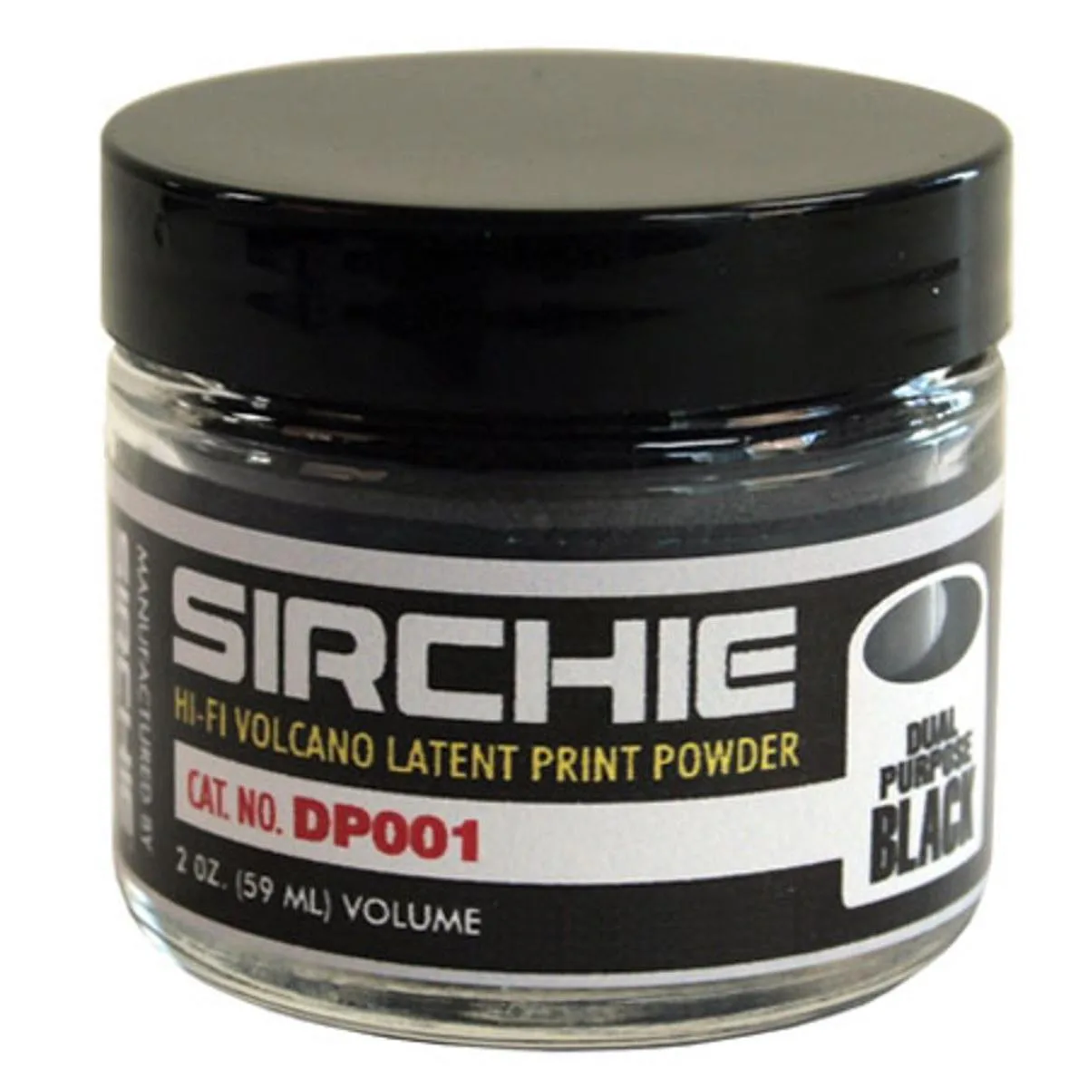 Sirchie Sirchie 2oz Dual Purpose "HI-FI" Latent Print Powder, Black — product photo