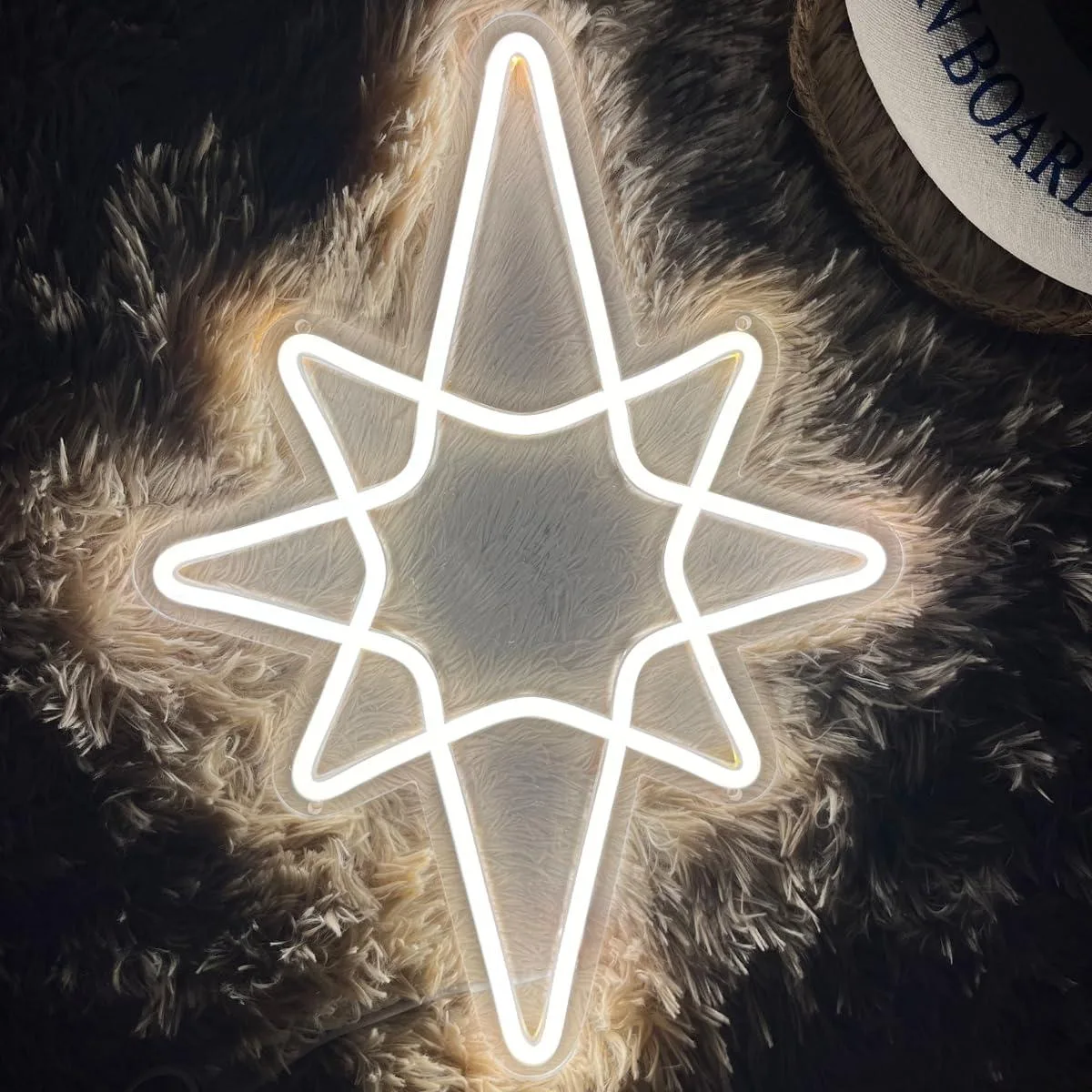 VVKOWSG VVKOWSG MB62NYCHX9 Volleyball LED Neon Sign 40x26cm Bethlehem Star — product photo