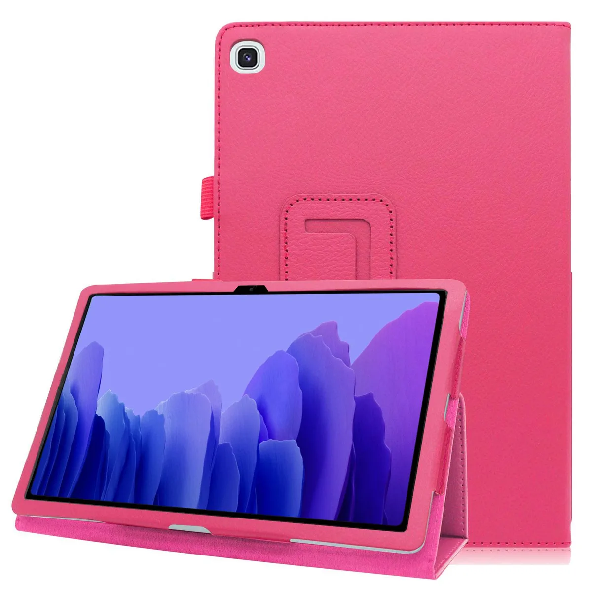 anicestore anicestore SM-T500/T505/T507 laptop case pink 10.4 2020 slim PU leather auto wake sleep folio — product photo