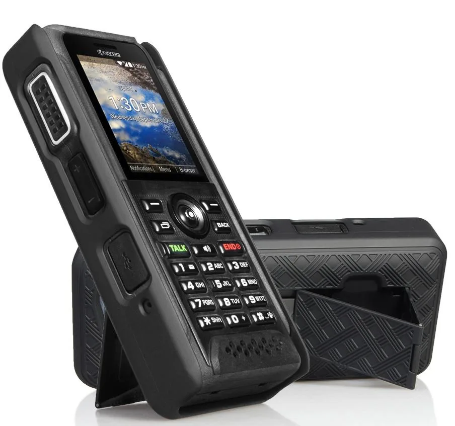 Nakedcellphone Nakedcellphone Textured Case with Kickstand for Kyocera DuraTR E4750 Black — product photo