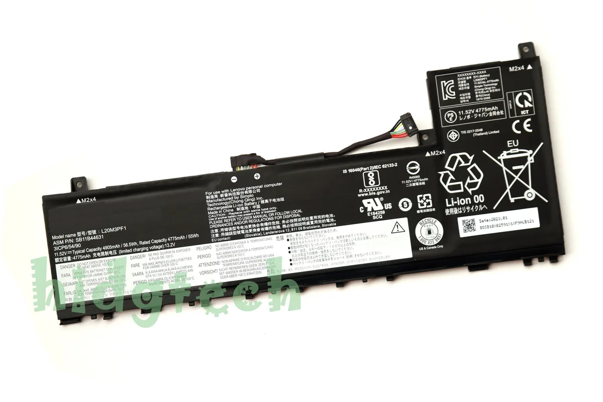 Beisite Beisite L20C3PF1 L20D3PF0 L20L3PF1 L20M3PF1 laptop battery 11.52V 55Wh — product photo