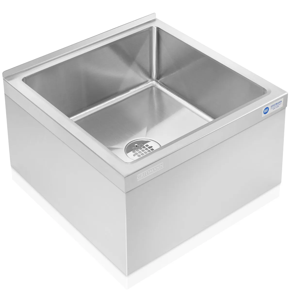 Gridmann Gridmann Floor Mop Sink 24" x 24" x 13" with Backsplash — product photo