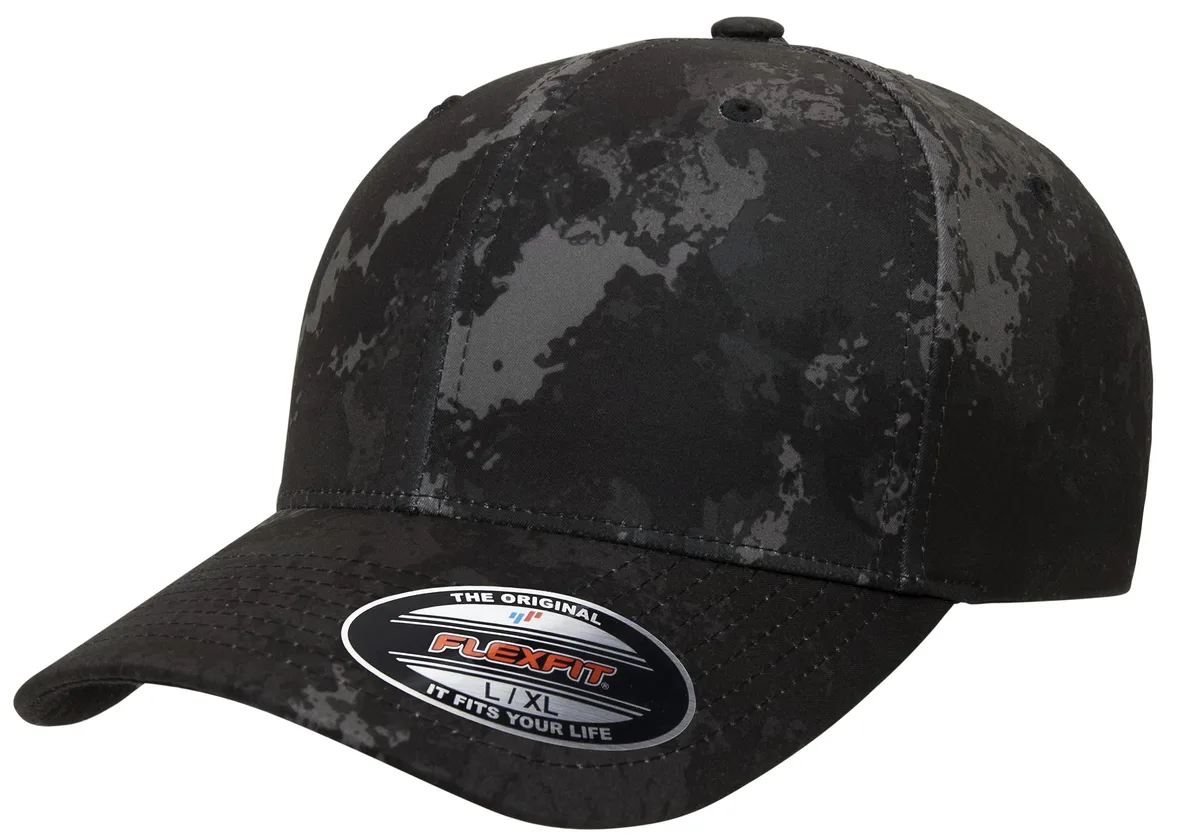  Flexfit 6277VC Veil Camo Baseball Cap Black Large-X-Large — product photo