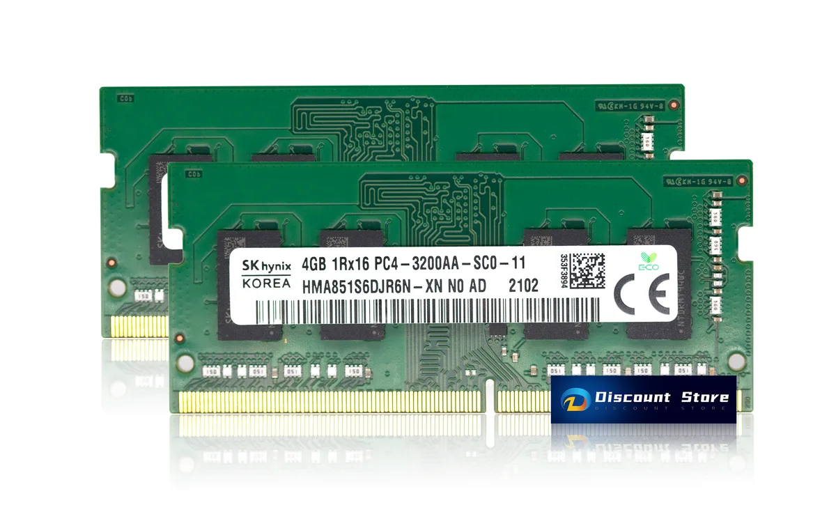 SK hynix SK hynix HMA851S6DJR6N-XN 8GB (2x4GB) DDR4 3200 CL22 laptop RAM — product photo