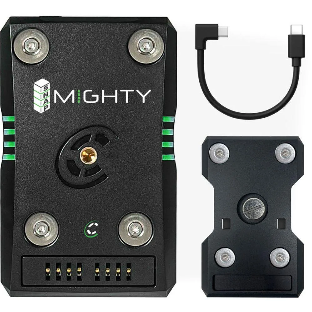 Core SWX Core SWX SNAP Mighty Smart Stacking Battery 45Wh with USB-C Cable &amp; QR Plate — product photo