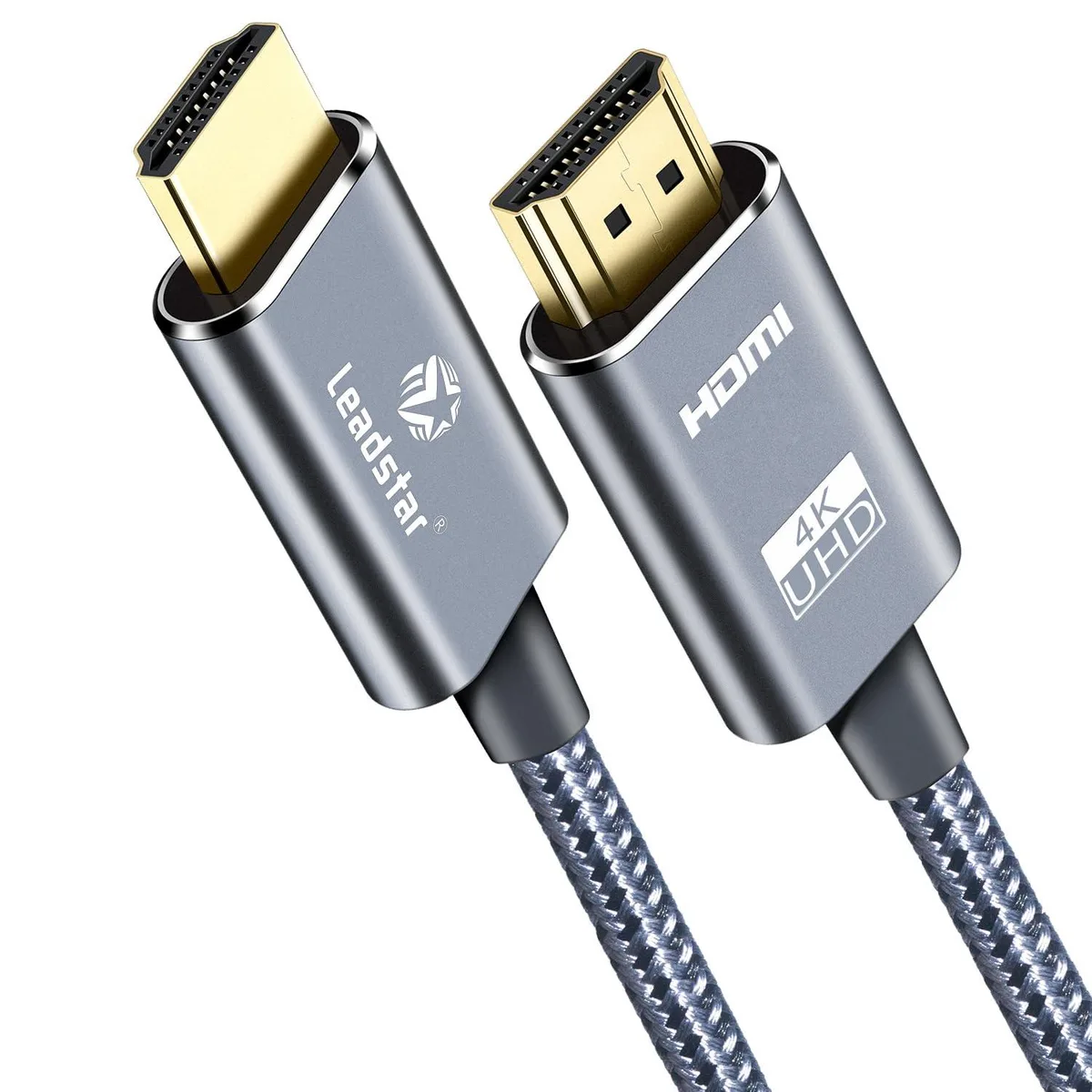 Keyence Keyence HDMI Cable 4K 15 ft 4.5m Braided 2.0 18Gbps 60Hz 2160p ARC 2.2 — product photo
