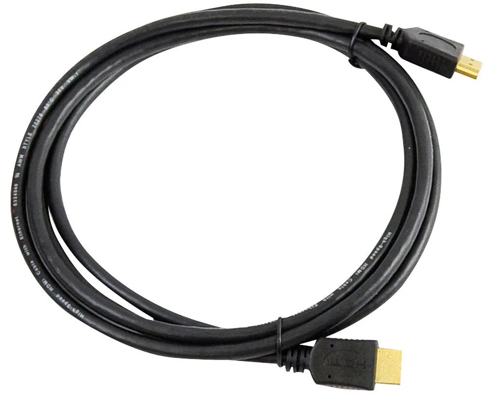 PYLE AUDIO PYLE AUDIO PHAA6 Wire Cap Connectors 2 HDMI 19 Pin Male 24k Gold PVC Quad-Shielding — product photo