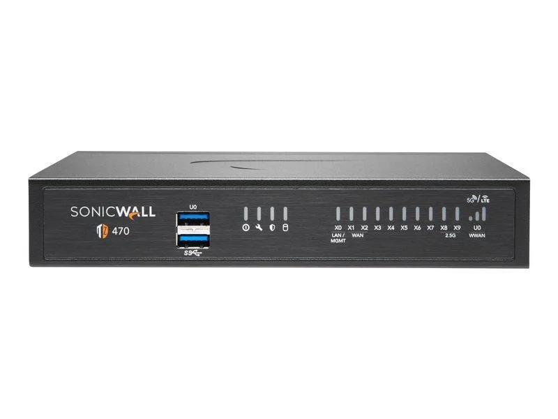 SonicWall SonicWall TZ470 firewall appliance 02SSC2829 — product photo