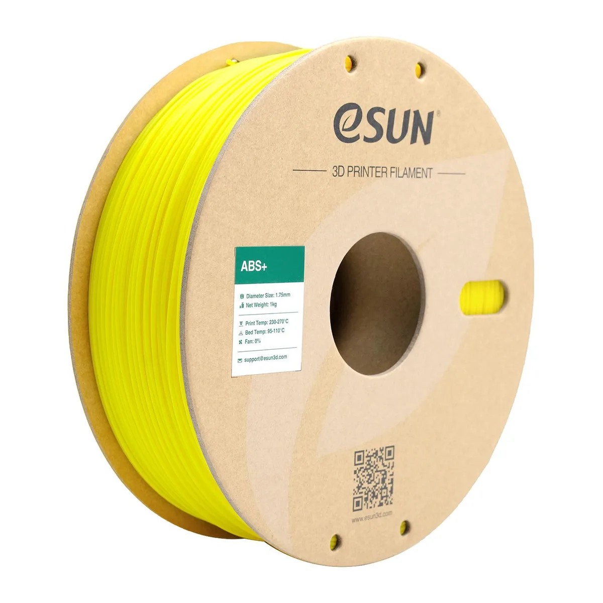 eSUN eSUN ABS+ Filament 1.75mm 1KG Yellow — product photo
