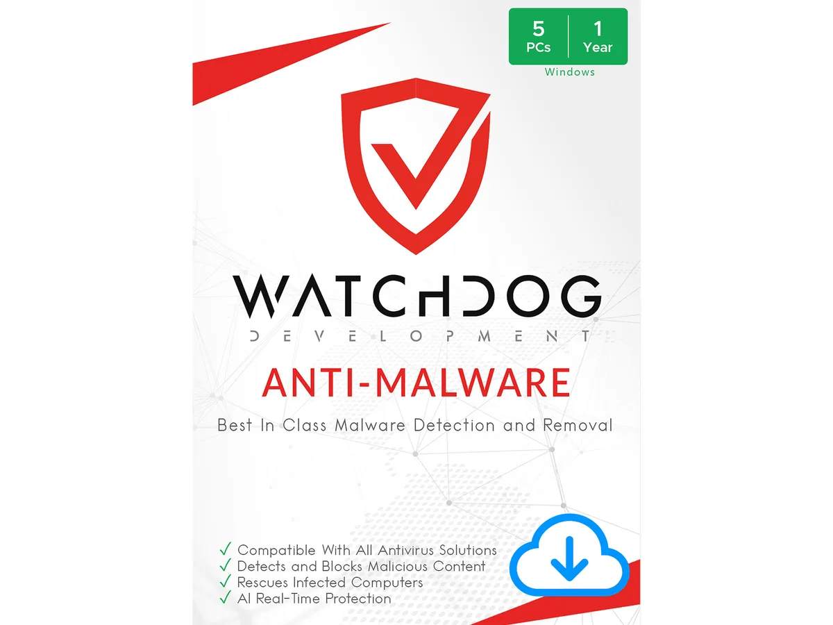 Watchdog Watchdog WAM-5U-12-NA internet security 5 users 1 year download — product photo