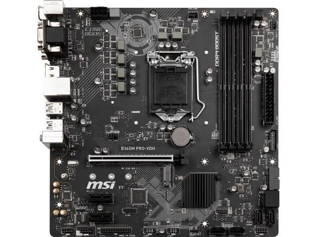 MSI MSI B365M PRO-VDH Intel motherboard — product photo