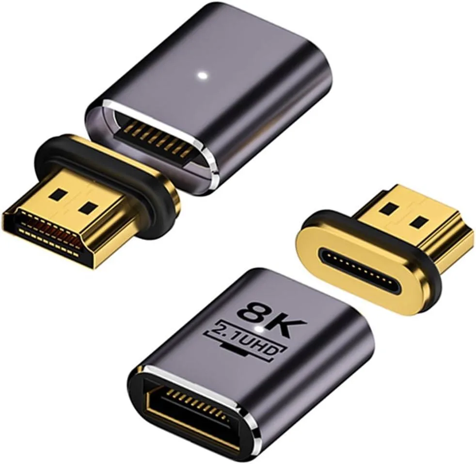 FLEANE FLEANE HDMI Magnetic Adapter Straight 8K@60Hz 4K@120Hz 48Gbps 19-pin — product photo