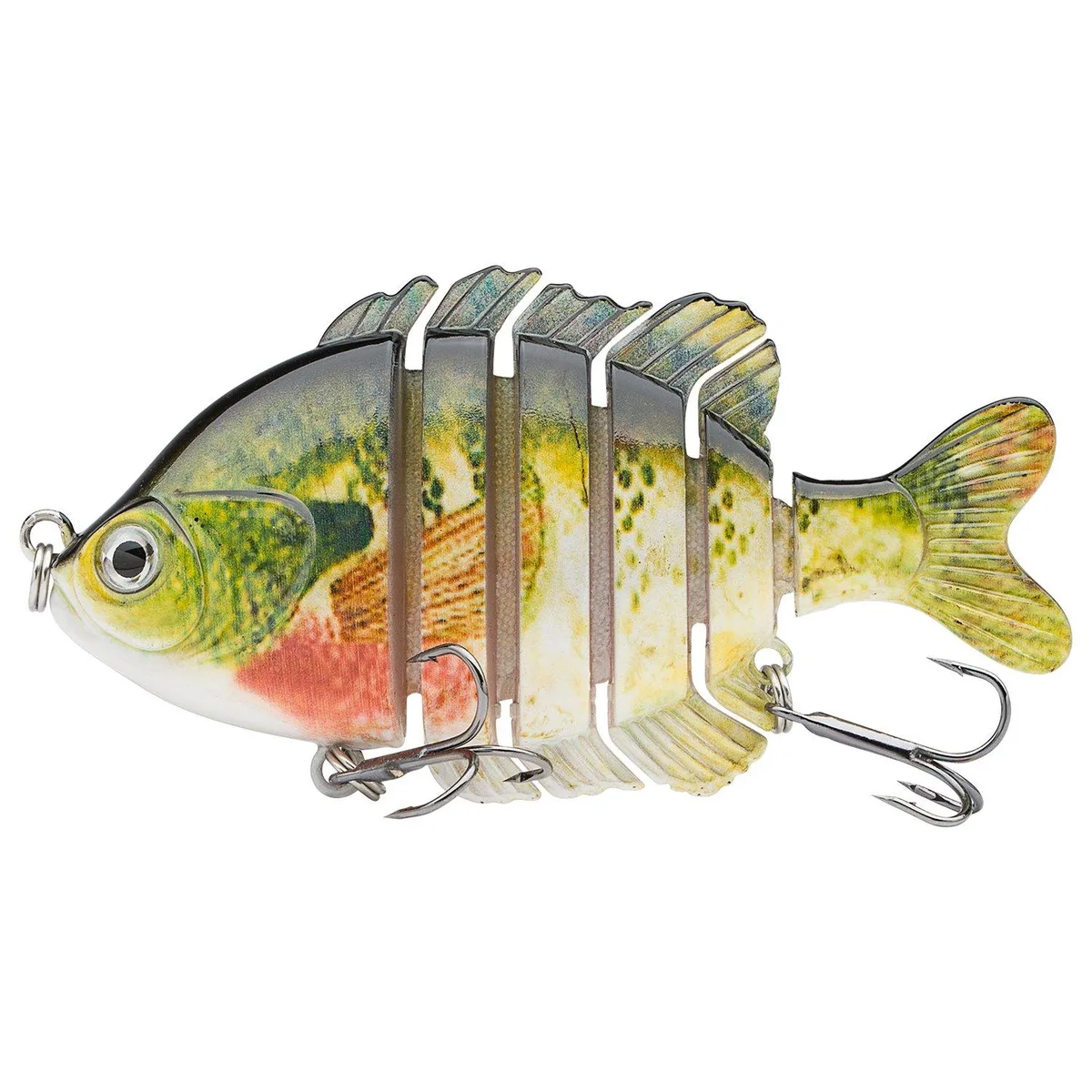 BASSDASH SwimPanfish Bluegill Swimbait 3.5in 0.85oz White — product photo