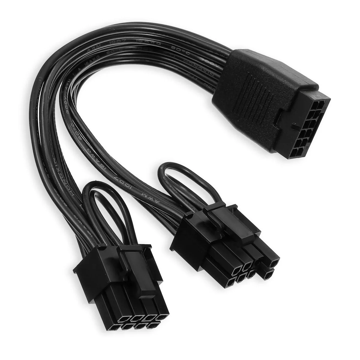 Tripp Lite 5354KDAQ5826 12VHPWR 16-pin female to dual 8-pin male GPU power extension cord — product photo