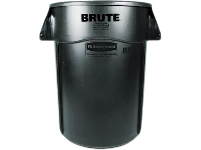 Rubbermaid Rubbermaid 264360BK Brute 44 gal vented trash container — product photo