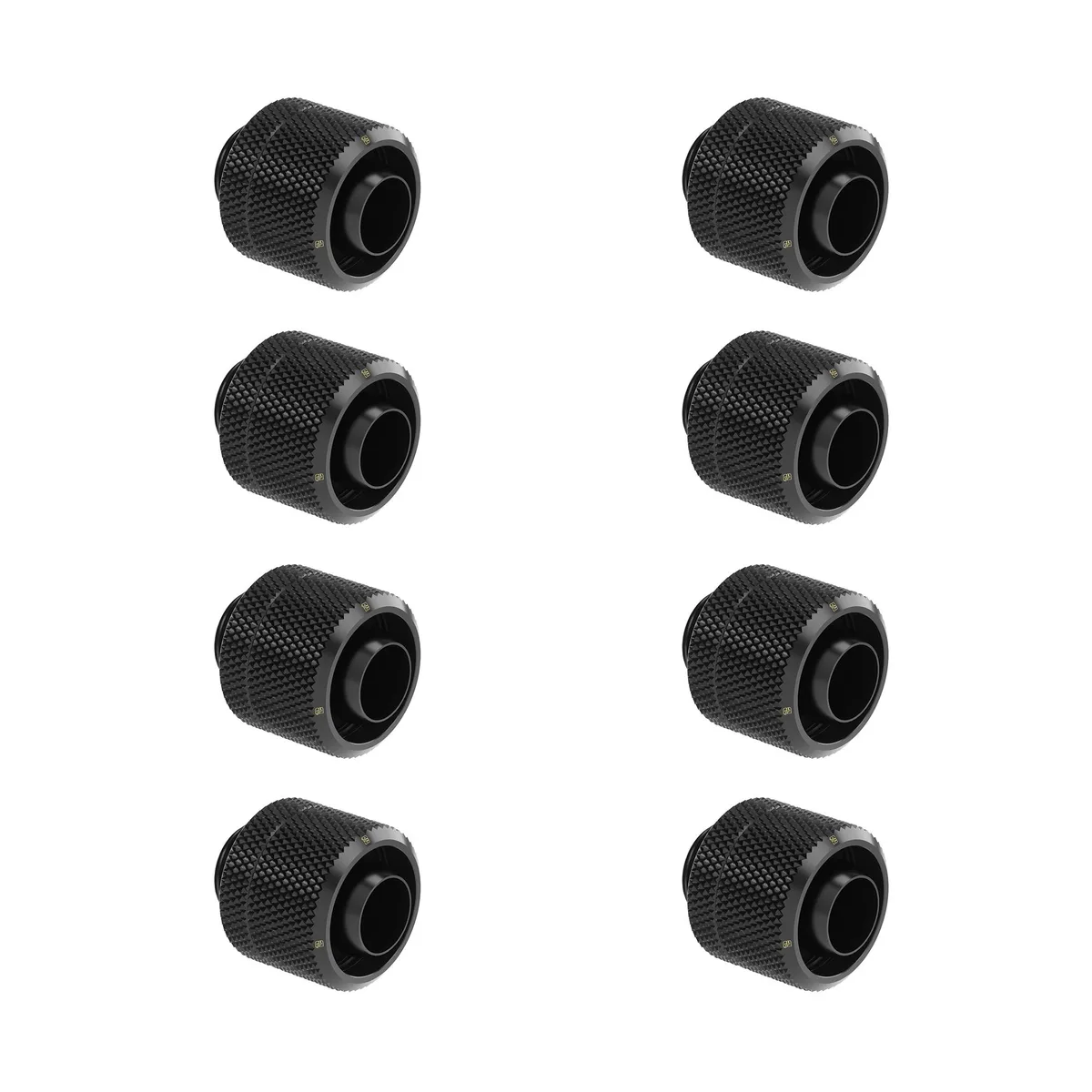 FormulaMod FormulaMod 10x16mm G1/4 Compression Fittings 8 Pack Black — product photo