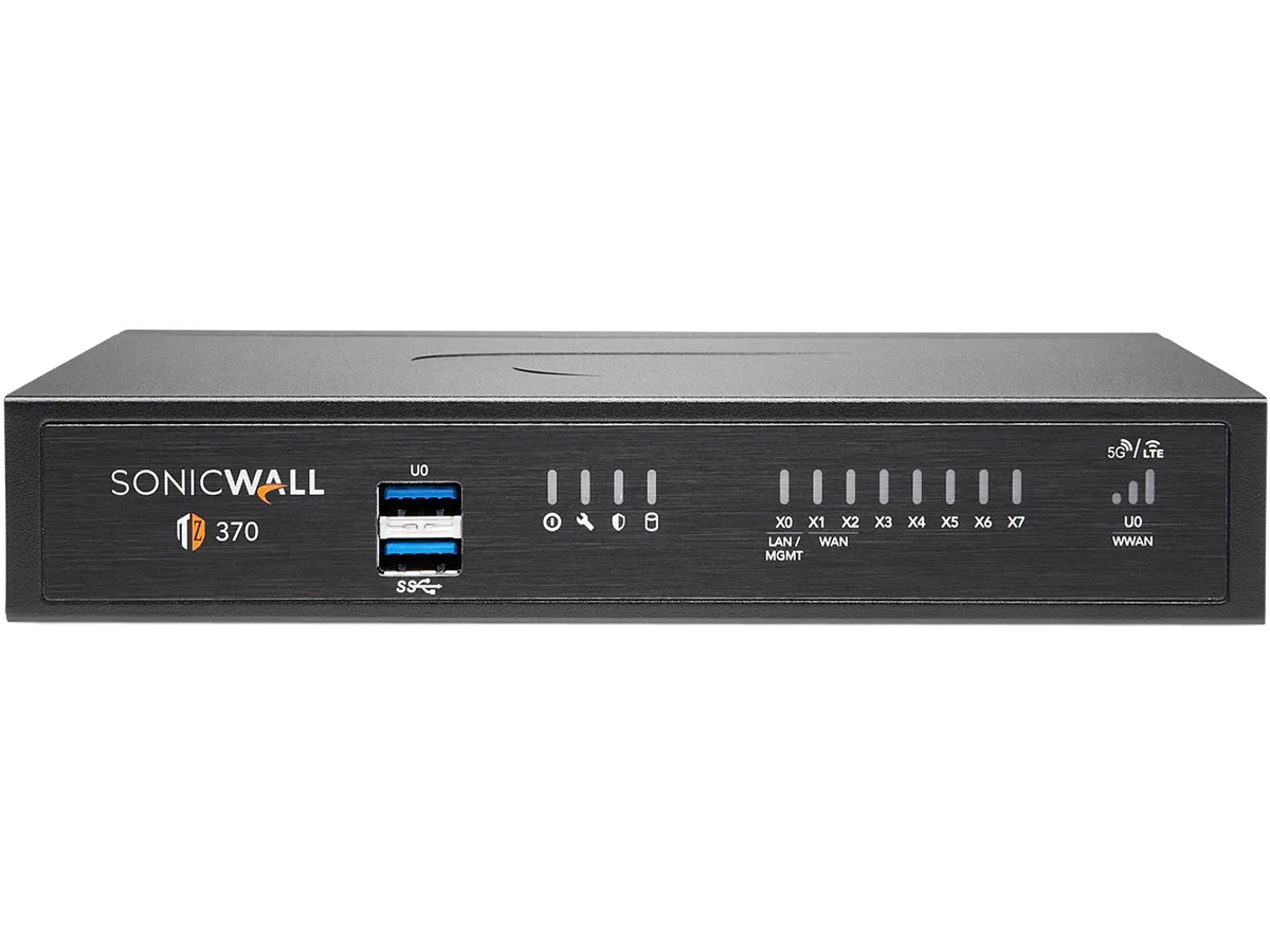 SonicWall SonicWall TZ 370 1Y APSS firewall appliance 02-SSC-6819 — product photo