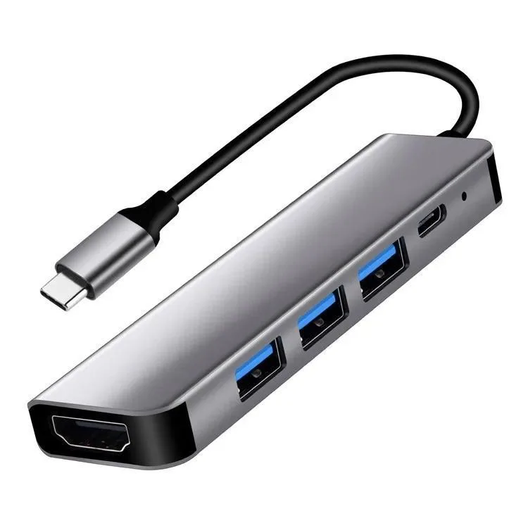 WRIARICH WRIARICH BYL-2008 5-in-1 USB C Hub 4K HDMI 100W PD — product photo