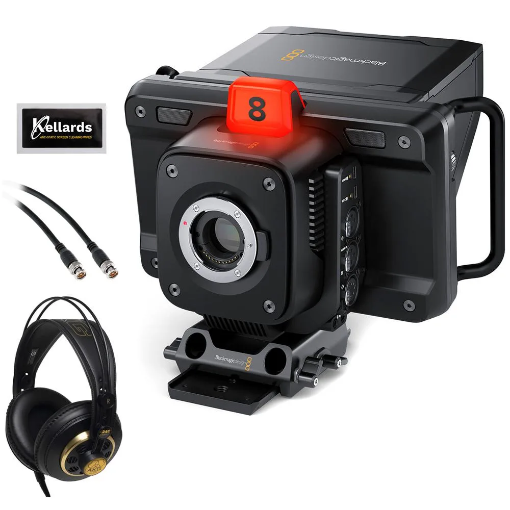 Kellards Kellards Blackmagic Design Studio Camera 4K G2 CINSTUDMFT/G24PDFG2 bundle camcorder kit — product photo