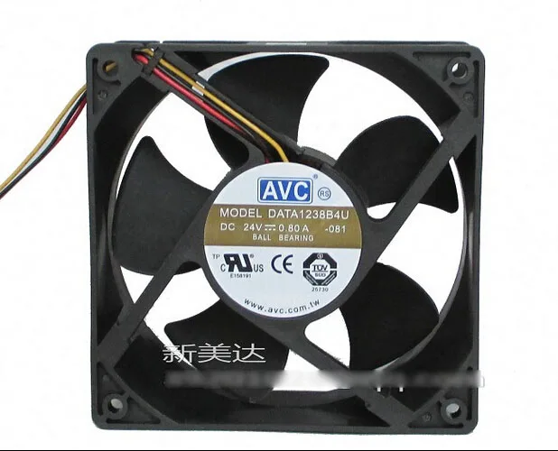 OEM Industries OEM Industries DATA1238B4U 120mm 2 Ball 24V 3 Wire CPU cooler — product photo