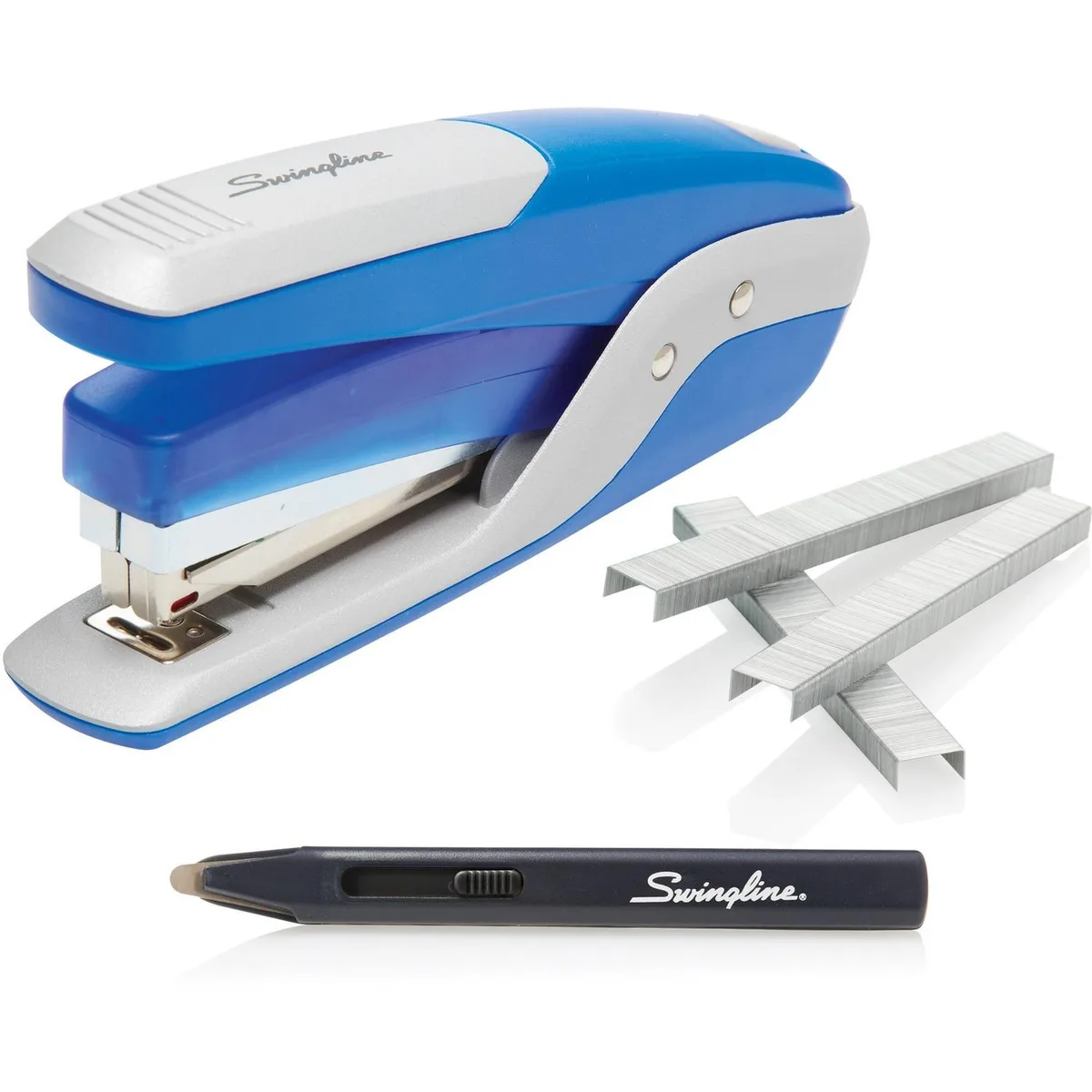 Swingline Swingline Full-Strip Stapler QuickLoad 20 sheet capacity 28 sheet max 5000 staples included red 64584 — product photo