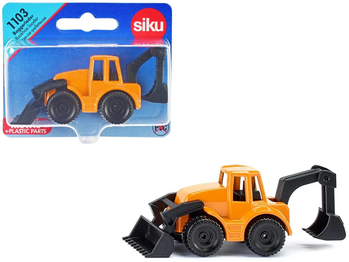 Siku Siku Backhoe Loader Yellow and Black Diecast 3.125 inches — product photo