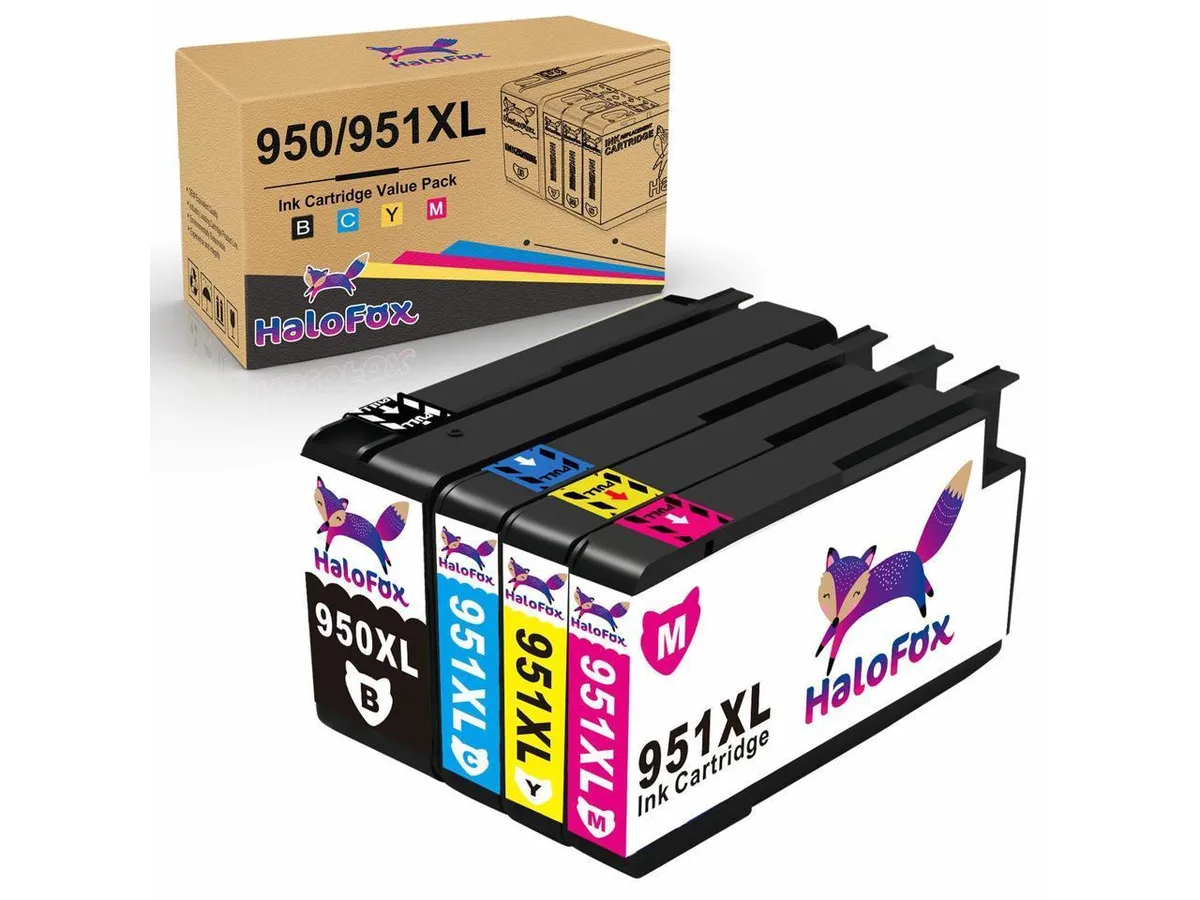 V4ink V4ink 950XL 951XL 4-pack ink cartridges +Chip for 8620 8625 8630 — product photo
