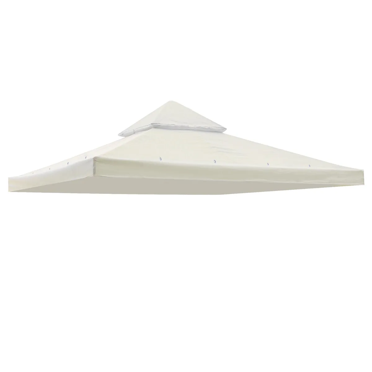 Yescom USA, Inc. Yescom USA, Inc. 07TOP001-8T-W07 8x8 ft 2-tier gazebo top replacement UV30+ ivory — product photo