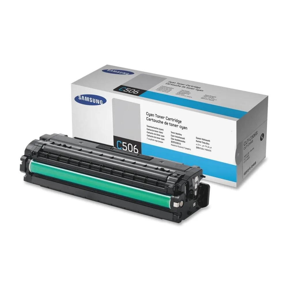 SAMSUNG SAMSUNG CLTC506SOEM Cyan Toner Cartridge (1500 Pages) — product photo