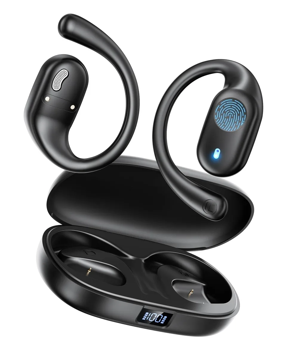 No Sew No Sew X18 Open Ear Headphones Black 36H 14.2mm IP54 — product photo