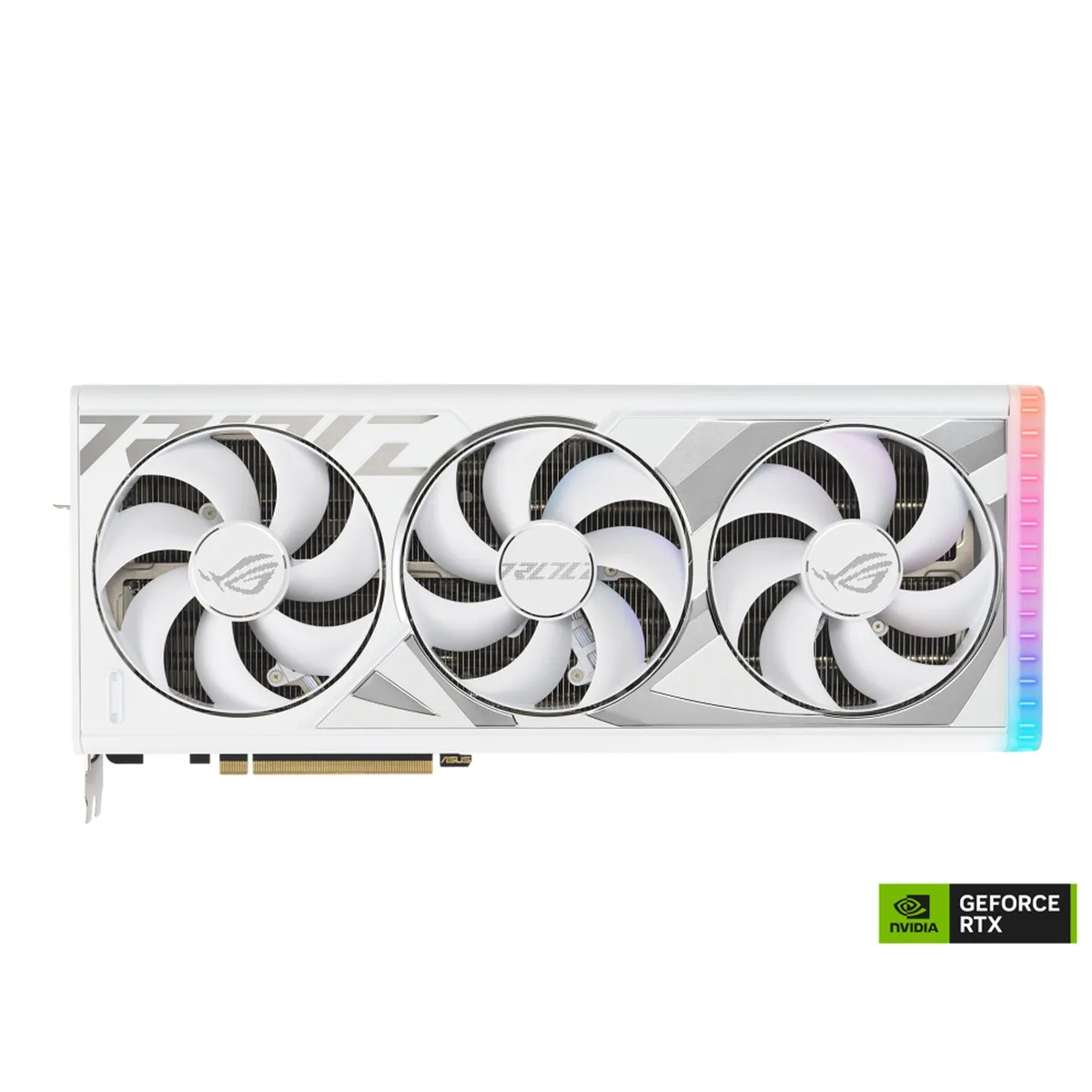 ASUS ASUS ROG Strix GeForce RTX 4080 SUPER White Edition graphics card — product photo