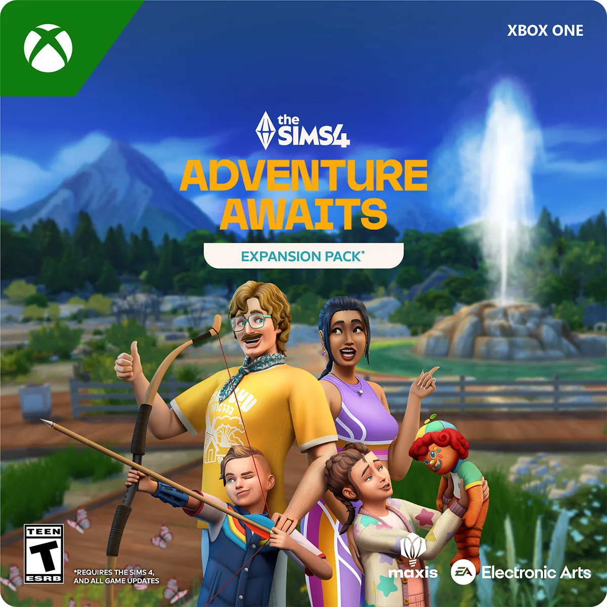 Electronic Arts Electronic Arts The Sims 4 Adventure Awaits DLC Xbox One 7D4-00765 — product photo