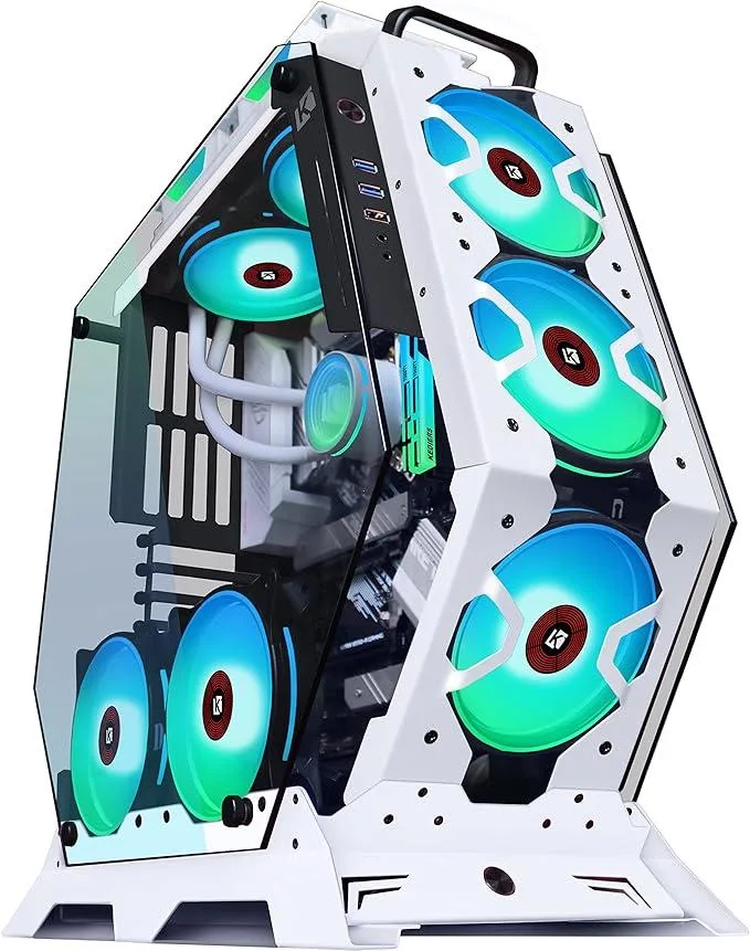 PRC PRC PolarBot1 gaming PC i7-12700K RTX 4070 12GB 16GB DDR4 1TB NVMe 2TB SSD 240mm AIO W11H — product photo