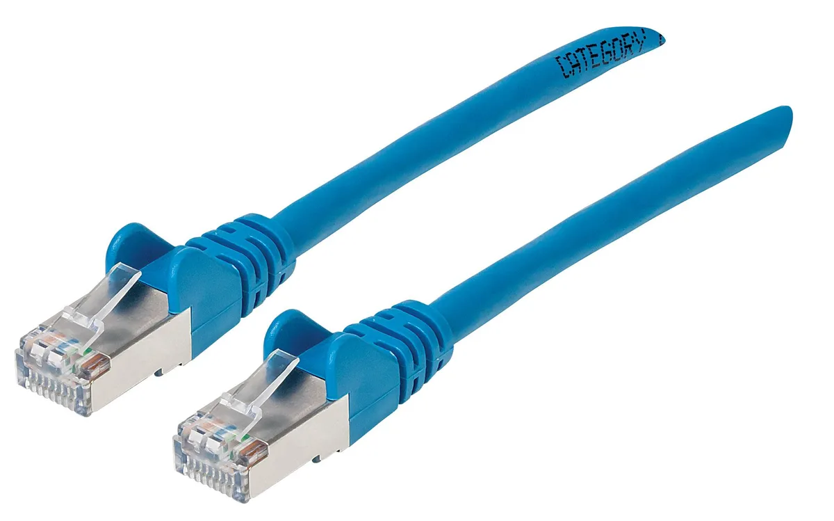 Intellinet Network Solutions Intellinet Network Solutions Cat6a S/FTP Network Ethernet Cable 5 ft Blue — product photo