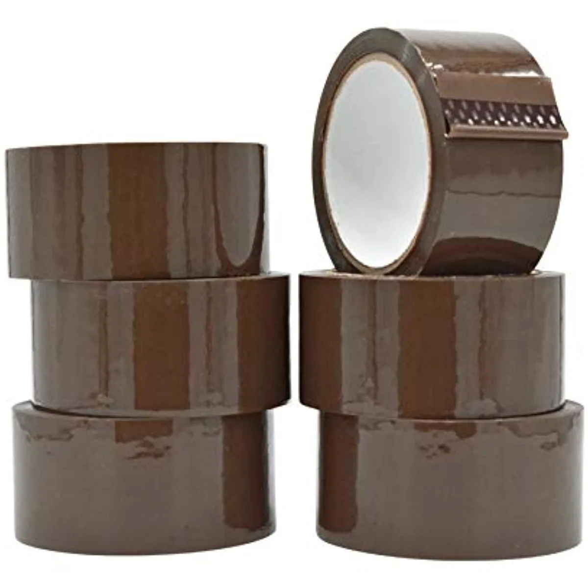 Oemstation Oemstation CST20WBA Tan Packing Tape 2" x 110 yd 6 Rolls — product photo